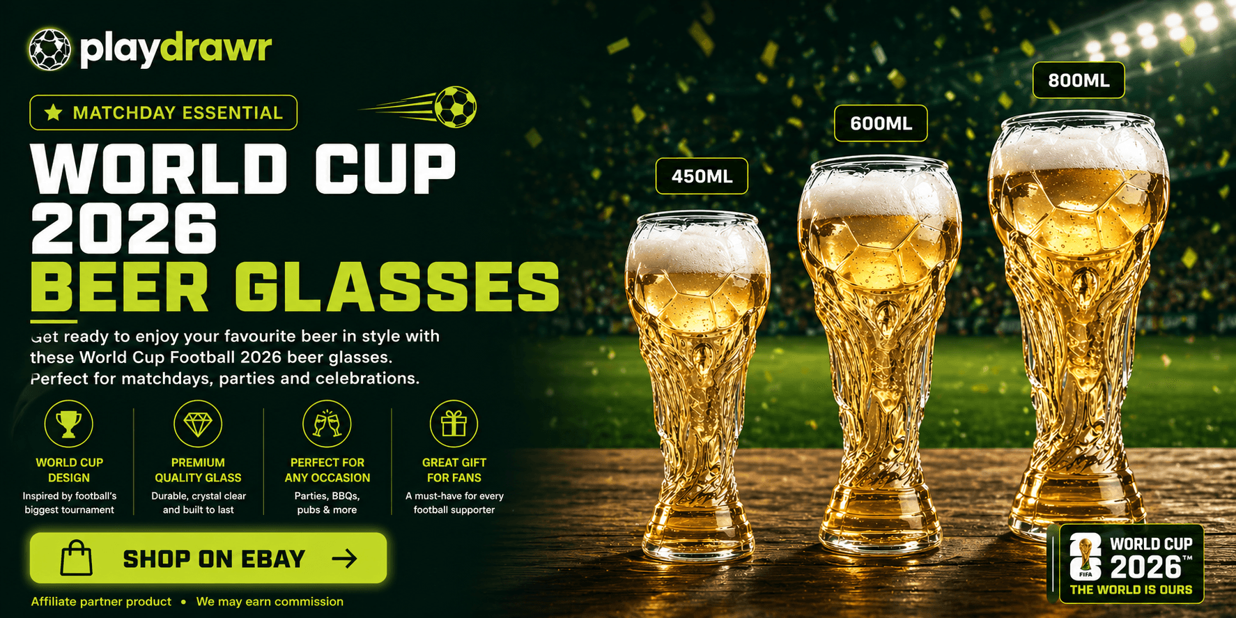 Beer glass affiliate promo